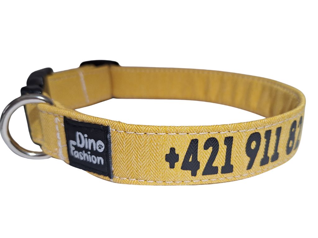 Obojek se jménem žlutý